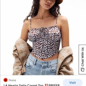 la hearts corset top
